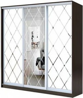 Шкаф-купе ХИТ 23-20/2-666 РОМБ БОЛЬШОЙ МАТОВЫЙ в Уфе - ufa.mebel24.online | фото