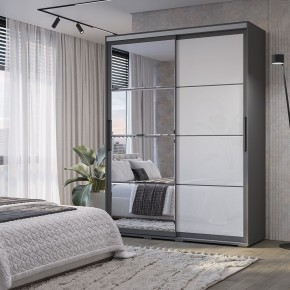 Шкаф-купе Крафт-6 1.6 м ШКК-06 (графит) в Уфе - ufa.mebel24.online | фото