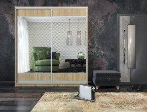 Шкаф-купе Светлана 2000 ЛДСП/Зеркало/ЛДСП (ЛДСП 2 кат.) в Уфе - ufa.mebel24.online | фото 6
