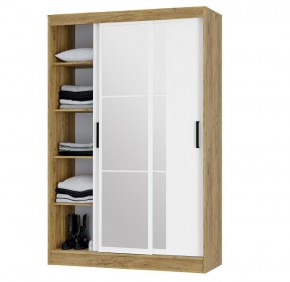 Шкаф-купе Тайм ШКК-03 (крафт/белый) в Уфе - ufa.mebel24.online | фото 3