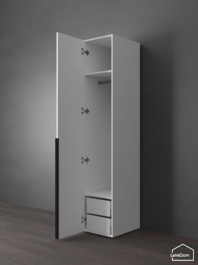 Шкаф Linnea MHR-1-3 2050х400х510 (Белый-М 11.1.2) в Уфе - ufa.mebel24.online | фото 5