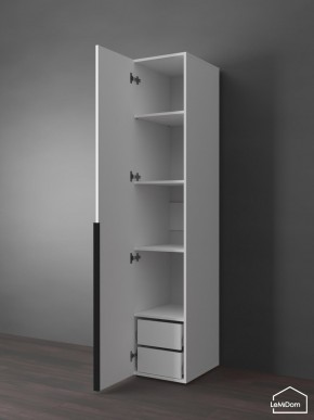 Шкаф Linnea MHR-1-3 2050х400х510 (Белый-М 11.1.2) в Уфе - ufa.mebel24.online | фото 5