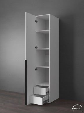 Шкаф Linnea MHR-1-4 2050х400х510 (Белый-М 11.1.1) в Уфе - ufa.mebel24.online | фото 6