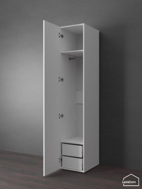 Шкаф Linnea MHR-1PO-3 2050х400х510 (Белый-М 11.1.2) в Уфе - ufa.mebel24.online | фото 4