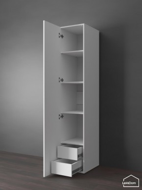 Шкаф Linnea MHR-1PO-4 2050х400х510 (Белый-М 11.1.2) в Уфе - ufa.mebel24.online | фото 4