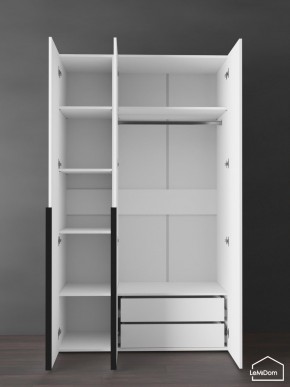 Шкаф Linnea MHR-3-2 2050х1200х510 (Белый-М 11.1.1) в Уфе - ufa.mebel24.online | фото 5