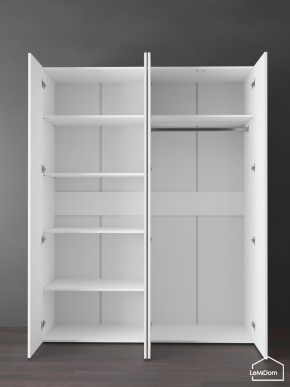 Шкаф Linnea MHR-4PO-1 2050х1600х510 (Белый-М 11.1.2) в Уфе - ufa.mebel24.online | фото 4