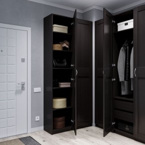 Шкаф МАКС однодверный узкий, цвет Дуб Венге в Уфе - ufa.mebel24.online | фото 4