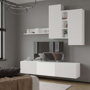 Шкаф навесной Сириния белый/МДФ белый снег в Уфе - ufa.mebel24.online | фото 3