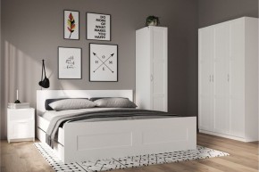 Шкаф ПЕГАС однодверный с рамочным фасадом, цвет белый в Уфе - ufa.mebel24.online | фото 4