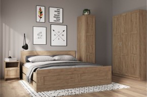 Шкаф ПЕГАС однодверный с рамочным фасадом, цвет Дуб Сонома в Уфе - ufa.mebel24.online | фото 4