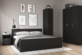 Шкаф ПЕГАС однодверный с рамочным фасадом, цвет Дуб Венге в Уфе - ufa.mebel24.online | фото 4