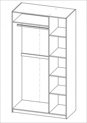 Шкаф ПЕГАС трехдверный с рамочным фасадом, цвет белый в Уфе - ufa.mebel24.online | фото 3