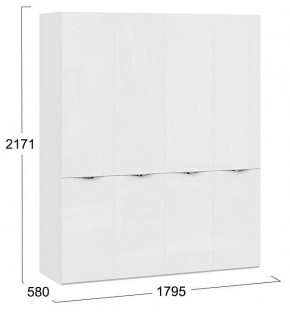 Шкаф платяной Глосс СМ-319.07.441 в Уфе - ufa.mebel24.online | фото 3