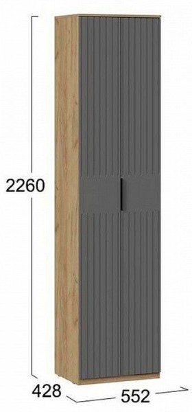 Шкаф платяной Хилтон Исп. 2 в Уфе - ufa.mebel24.online | фото 6