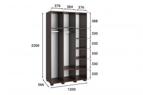 Шкаф платяной Монблан МБ-24К в Уфе - ufa.mebel24.online | фото 3