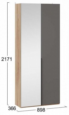 Шкаф платяной Порто СМ-393.07.225 в Уфе - ufa.mebel24.online | фото 3