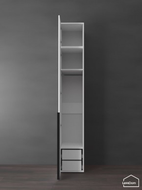 Шкаф с антресолью Linnea MHR-1A-3 2450х400х510 (Белый-М 11.1.1) в Уфе - ufa.mebel24.online | фото 5