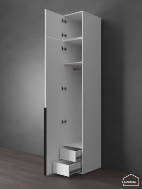 Шкаф с антресолью Linnea MHR-1A-3 2450х400х510 (Белый-М 11.1.1) в Уфе - ufa.mebel24.online | фото 6