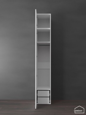 Шкаф с антресолью Linnea MHR-1POA-3 2450х400х510 (Белый-М 11.1.2) в Уфе - ufa.mebel24.online | фото 5