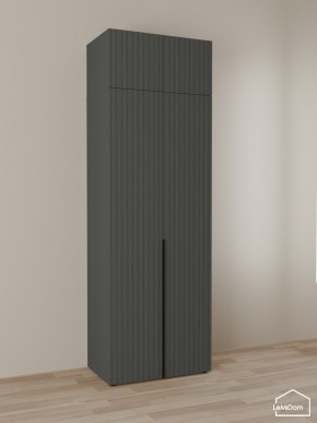 Шкаф с антресолью Linnea MHR-2A-2 2450х800х510 (Графит-М 11.1.25) в Уфе - ufa.mebel24.online | фото 1