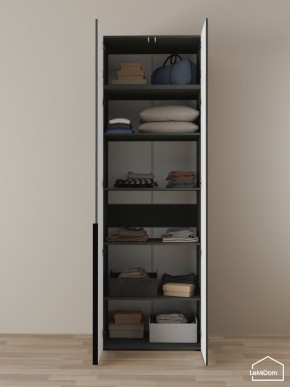 Шкаф с антресолью Linnea MHR-2A-2 2450х800х510 (Графит-М 11.1.25) в Уфе - ufa.mebel24.online | фото 4