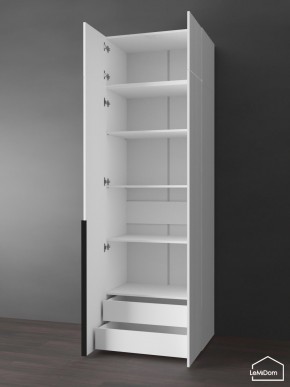 Шкаф с антресолью Linnea MHR-2A-4 2450х800х510 (Белый-М 11.1.2) в Уфе - ufa.mebel24.online | фото 5