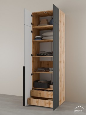 Шкаф с антресолью Linnea MHR-2A-4 2450х800х510 (ДВ-М 11.1.25) в Уфе - ufa.mebel24.online | фото 5