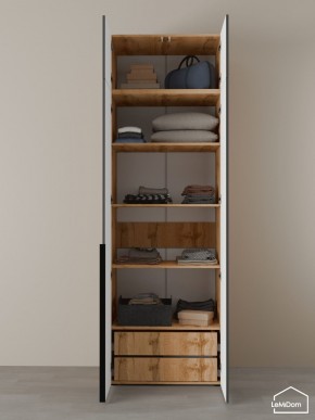 Шкаф с антресолью Linnea MHR-2A-4 2450х800х510 (ДВ-М 11.1.25) в Уфе - ufa.mebel24.online | фото 7