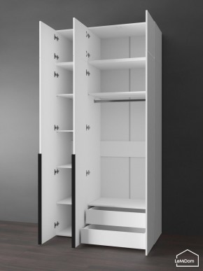 Шкаф с антресолью Linnea MHR-3A-2 2450х1200х510 (Белый-М 11.1.2) в Уфе - ufa.mebel24.online | фото 5