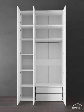 Шкаф с антресолью Linnea MHR-3POA-2 2450х1200х510 (Белый-М 11.1.2) в Уфе - ufa.mebel24.online | фото 6