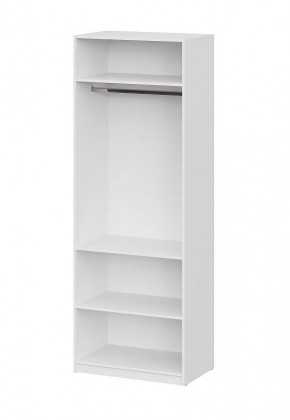 Шкаф ШК-5 + 2 полки (800) Белый текстурный в Уфе - ufa.mebel24.online | фото 3