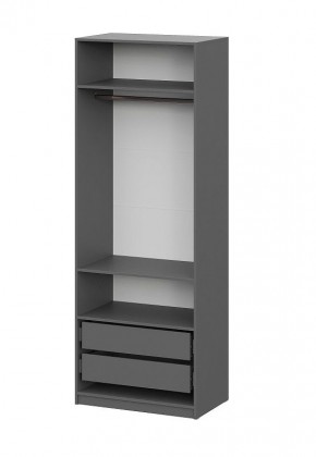 Шкаф ШК-5 + 2 полки + ящики (800) Графит в Уфе - ufa.mebel24.online | фото 4