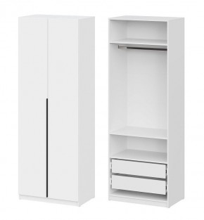 Шкаф ШК-5 + 2 полки + ящики (800) Белый текстурный в Уфе - ufa.mebel24.online | фото