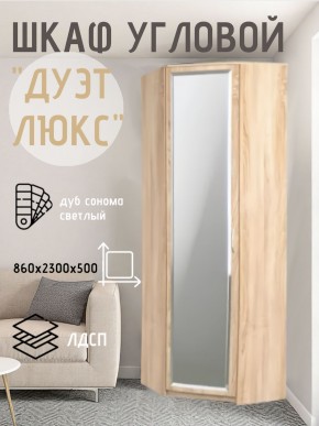 Шкаф угловой Дуэт Люкс с зеркалом в Уфе - ufa.mebel24.online | фото