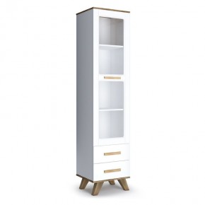 Шкаф-витрина 450 Вега Скандинавия в Уфе - ufa.mebel24.online | фото 1