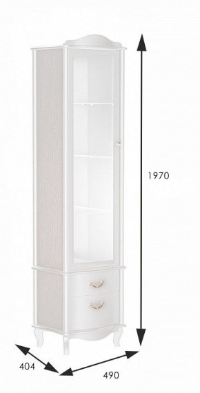 Шкаф-витрина Джульетта в Уфе - ufa.mebel24.online | фото 3