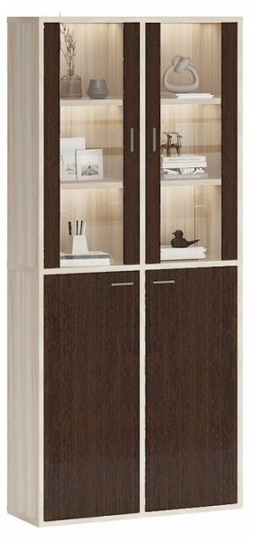 Шкаф-витрина Домино СУ(ш2в2)+2ФС+2ФГ в Уфе - ufa.mebel24.online | фото 2