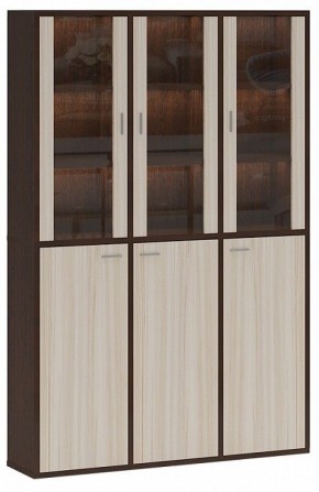 Шкаф-витрина Домино СУ(ш3в2)+3ФГ+3ФС в Уфе - ufa.mebel24.online | фото