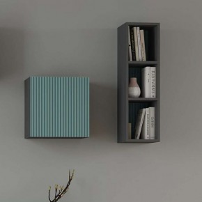 Сириния Куб 2 серый графит/МДФ бриз в Уфе - ufa.mebel24.online | фото 3