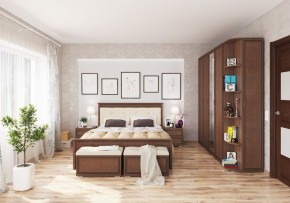 Спальный гарнитур Ливорно орех в Уфе - ufa.mebel24.online | фото