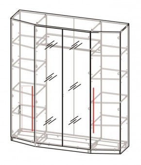 Спальный гарнитур Роксана (модульный) ЯШС в Уфе - ufa.mebel24.online | фото 3