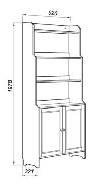 Стеллаж 20 Вествик, массив сосны, цвет белый в Уфе - ufa.mebel24.online | фото 2