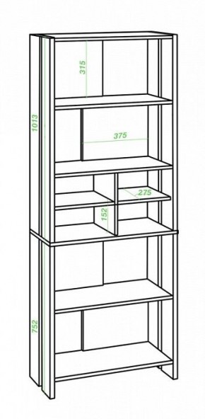 Стеллаж Домино Lite СТЛ-ОВХ в Уфе - ufa.mebel24.online | фото 2