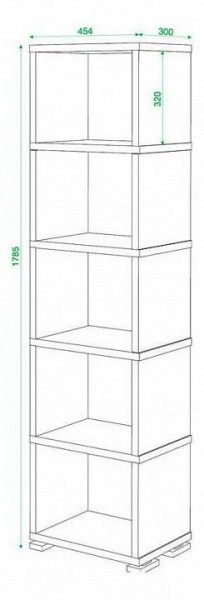 Стеллаж Домино СБ-15/5 в Уфе - ufa.mebel24.online | фото 3