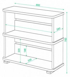 Стеллаж Домино СБ-25/2 в Уфе - ufa.mebel24.online | фото 2
