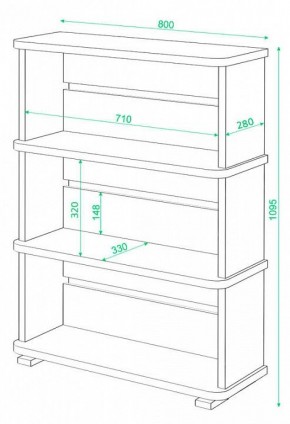 Стеллаж Домино СБ-25/3 в Уфе - ufa.mebel24.online | фото 3