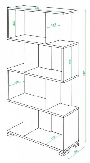 Стеллаж Домино СЛ-5-4 в Уфе - ufa.mebel24.online | фото 2
