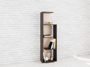Стеллаж Ромео-6 Дуб молочный/Венге в Уфе - ufa.mebel24.online | фото