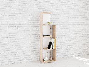 Стеллаж Ромео-6 Дуб сонома/Белый в Уфе - ufa.mebel24.online | фото